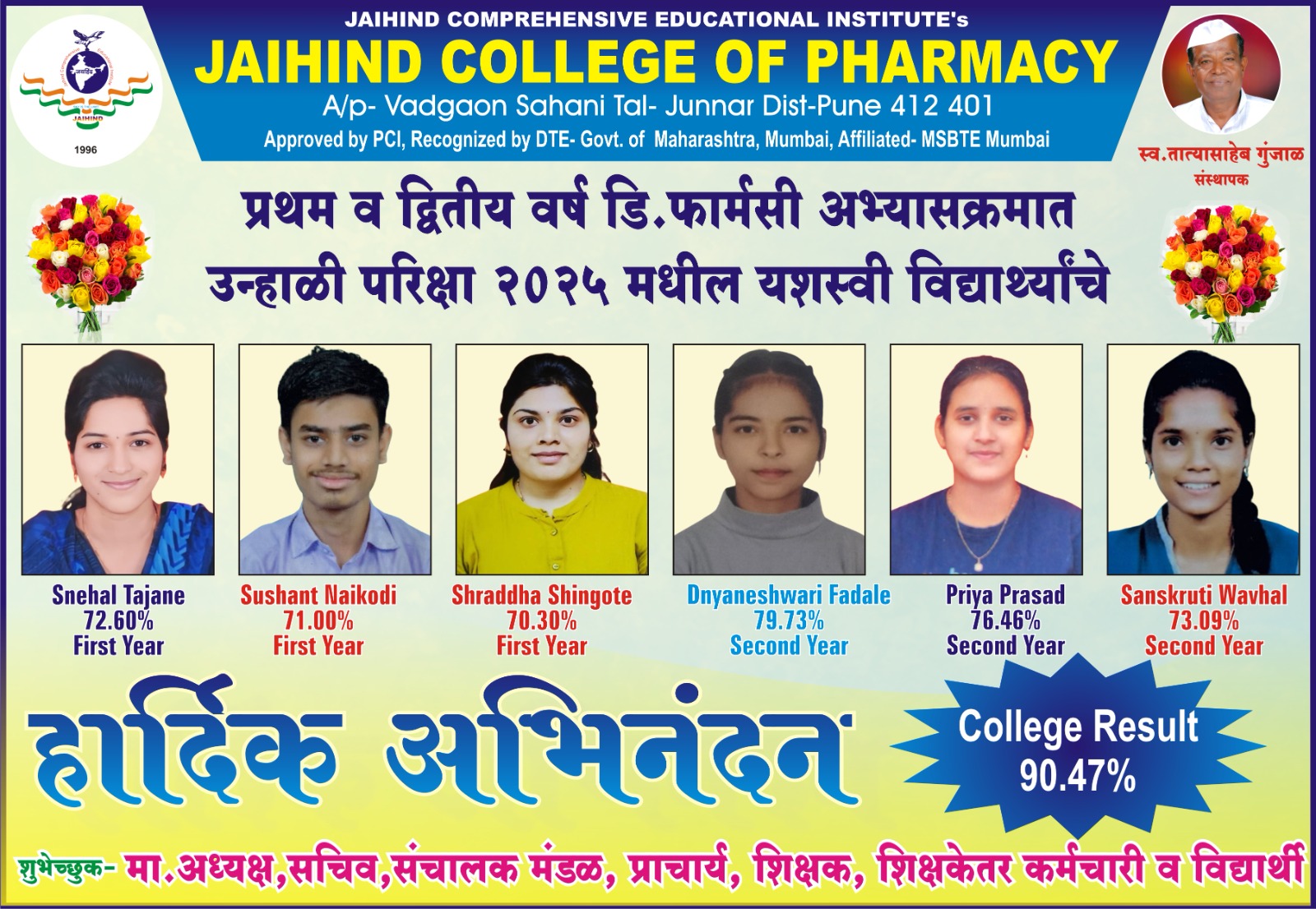 Jaihind Collage of Pharmacy